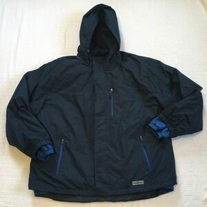 Free Tech 2 in‎ 1 Performance Outerwear Jacket Men's 3XL Navy Blue Hooded